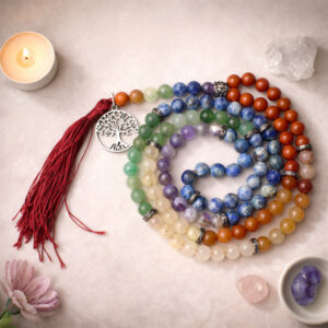 7 Chakra 8mm Mala With Certificate