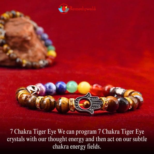 Tiger Eye 7 Chakra Multicolor Bracelet