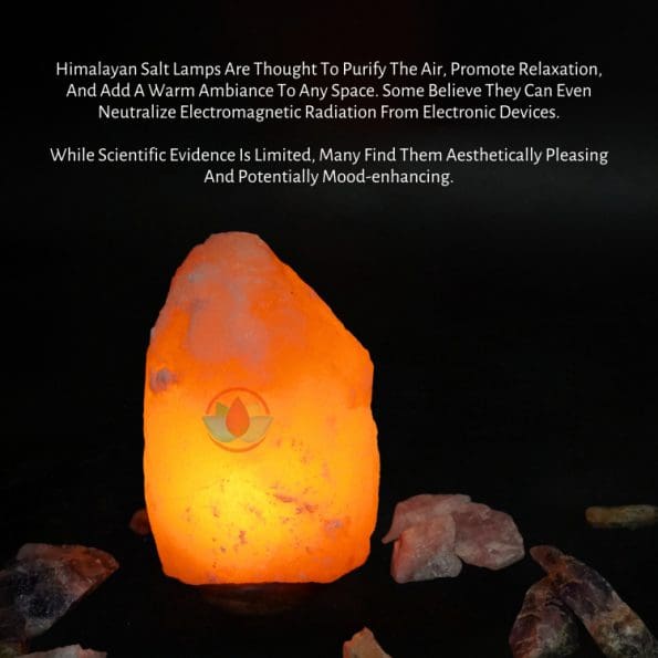 Triangle Natural Himalayan Rock Salt Crystal Lamp