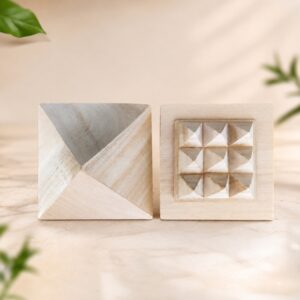 Energized Shriparni Wooden Pyramid