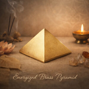 Brass Hollow Pyramid