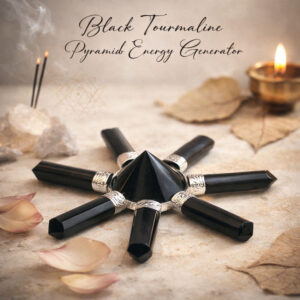 Black Tourmaline Pyramid Energy Generator