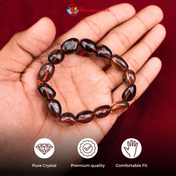 Smoky Quartz Tumble Bracelet