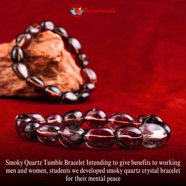 Smoky Quartz Tumble Bracelet