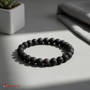 Black Lava Stone Bracelet