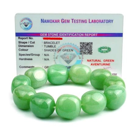 Remedywala Green Aventurine Tumble Bracelet