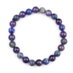 Amethyst Lapis Combination Bracelet