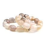 Flower Carnelian Tumble Bracelet