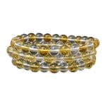 Citrine Sphatik Clear Quartz Bracelet