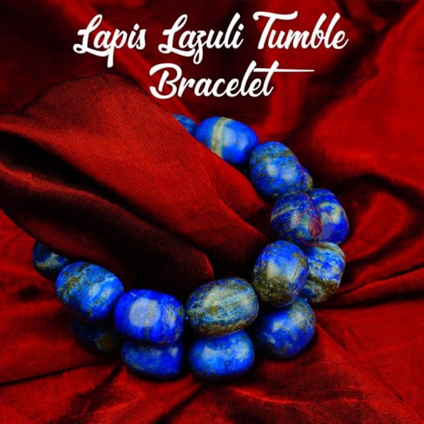 Remedywala Lapis Lazuli Tumble Bracelet