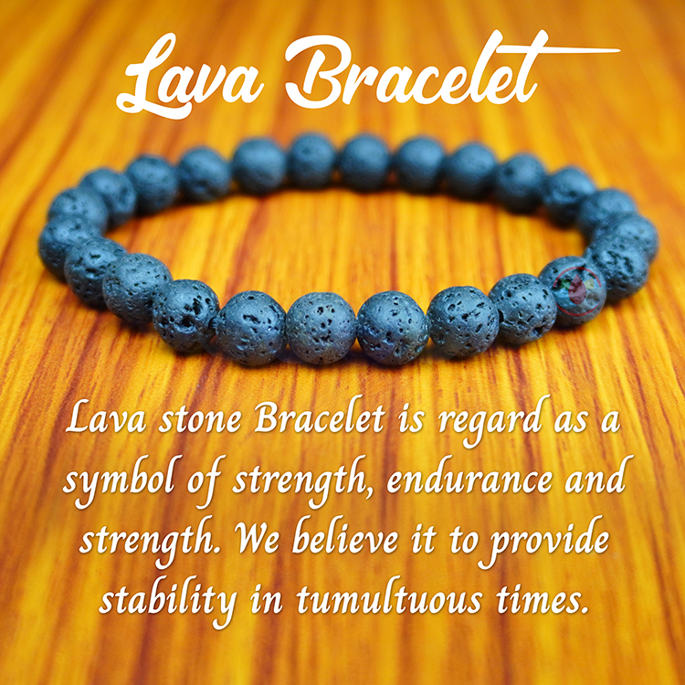 Bracelet Accessories, Volcanic Lava Beads