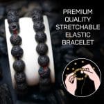 Black Lava Stone Bracelet 8mm – Remedywala