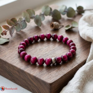 Magenta Tiger Eye Bracelet