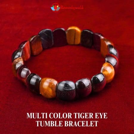 Multi Color Tiger Eye Tumble Bracelet