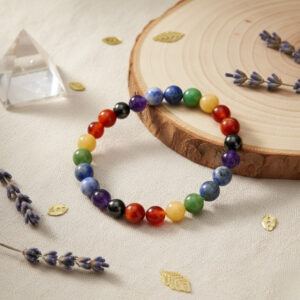 Seven Chakra Natural Stone Bracelet