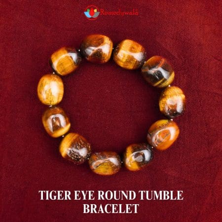Tiger Eye Round Tumble Bracelet