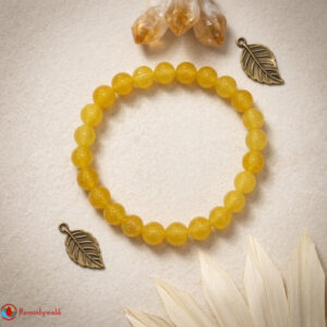 Yellow Jade Bracelet 8mm