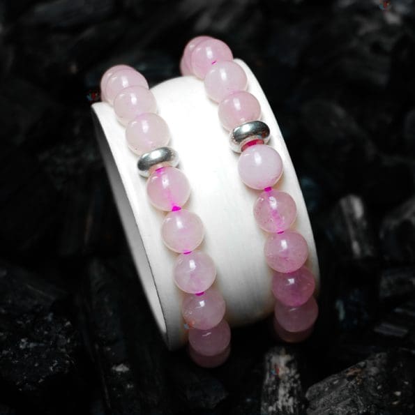 Rose Quartz Bracelet 8mm - Remedywala