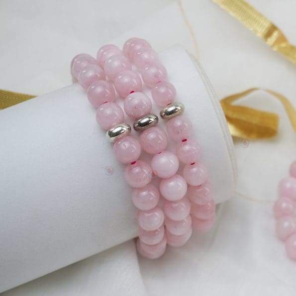 Rose Quartz Bracelet 8mm - Remedywala