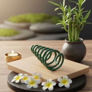 Remedywala Vastu Green Conical Anticlockwise Spring