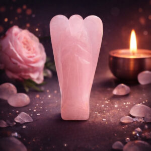 Rose Quartz Angel 3 Inch