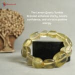 Lemon Quartz Tumble Bracelet
