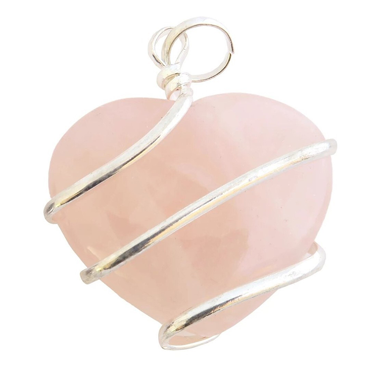 Rose Quartz Pink Pendant - Remedywala