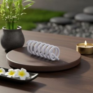 Remedywala Vastu White Round clockwise Spring