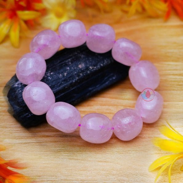 Rose Quartz Tumble Bracelet