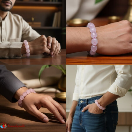 Rose Quartz Tumble Bracelet