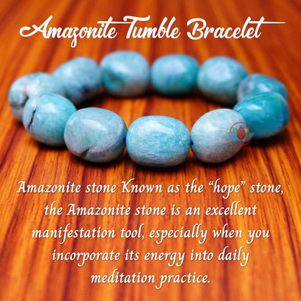Amazonite Bracelet (Round Tumbled) - Remedywala