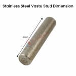 Vastu Stainless Steel Stud (1.5 Inch)