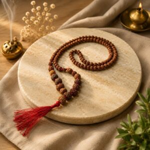 Siddh 1-14 Mukhi Rudraksha Mala with Lab Certificate