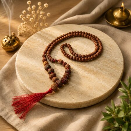 Siddh 1-14 Mukhi Rudraksha Mala with Lab Certificate