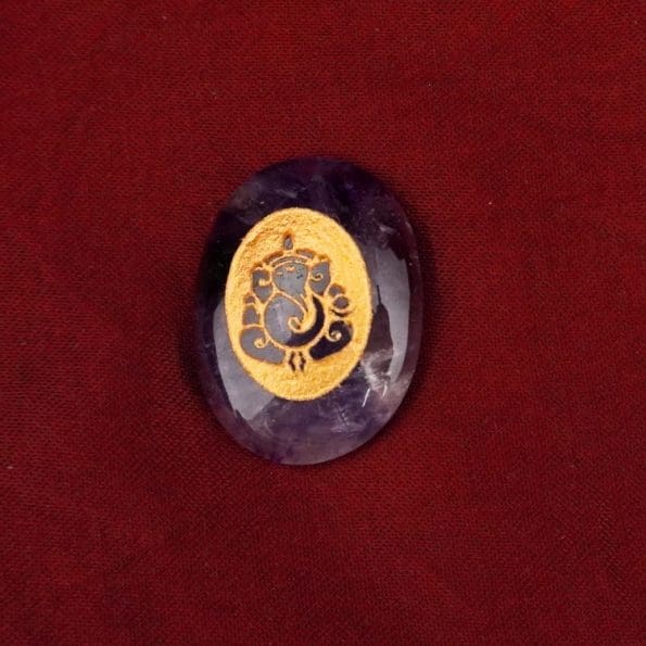 Amethyst Ganesha Coin