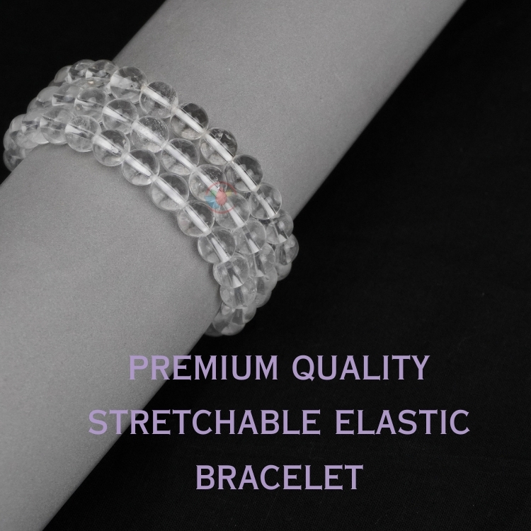 Clear Quartz Bracelet for Strength and Clarity – Trucrystals.in