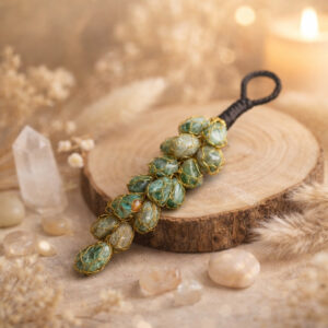 Green Aventurine Stone Grapes