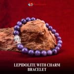Lepidolite with Charm Bracelet