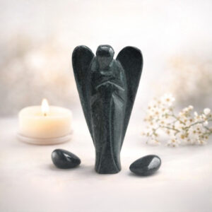 Black Agate Angel (3 Inch)