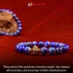 Lapis Lazuli with Charm Bracelet 8mm