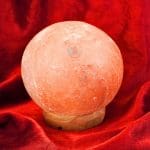 Earth Shape Natural Himalayan Rock Salt Crystal Lamp