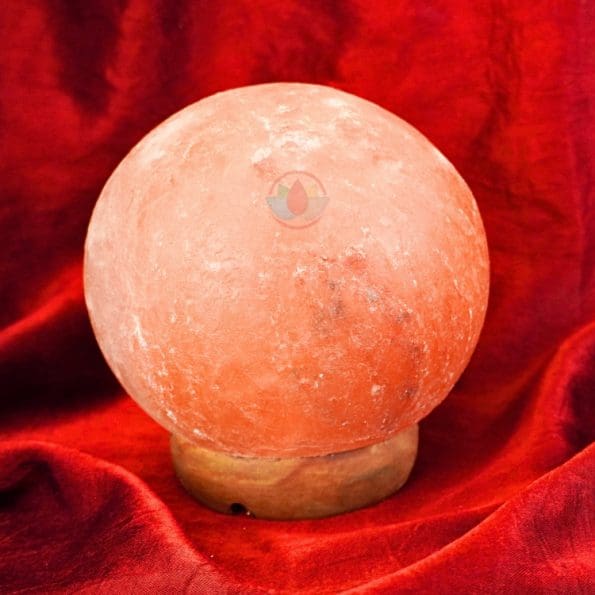 Earth Shape Natural Himalayan Rock Salt Crystal Lamp