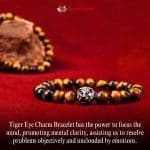Tiger Eye with Charm Bracelet 8mm