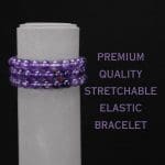 Amethyst with Ring Bracelet 8mm
