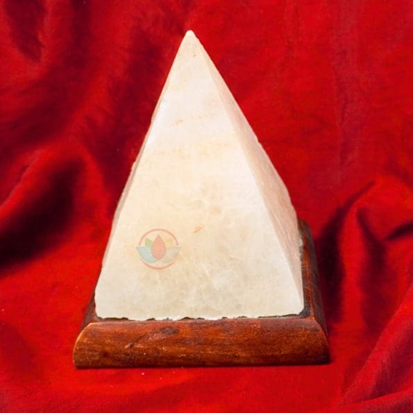 Triangle Natural Himalayan Rock Salt Crystal Lamp