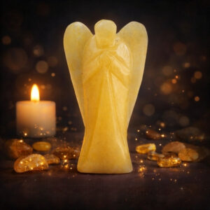 Yellow Citrine Angel (3 Inch)