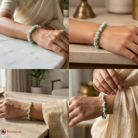 Amazonite Chips Stone Bracelet