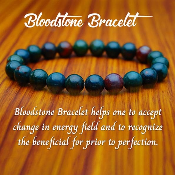 Bloodstone Bracelet 8mm
