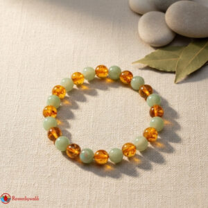 Citrine Aventurine Combination Bracelet 8mm