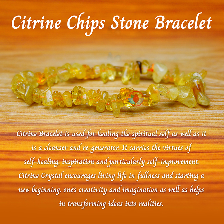 Bright Energy Citrine and Quartz Crystal Bracelet - Spirit Connexions